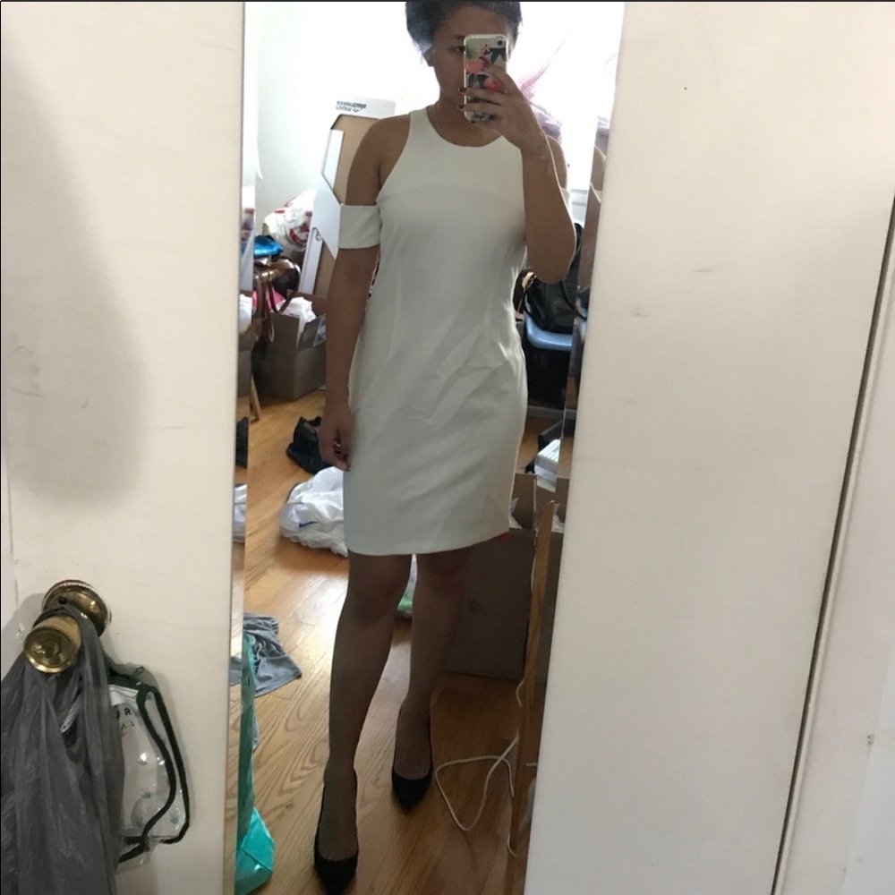 nwt n/Nicholas Australian Brand White OTS dress